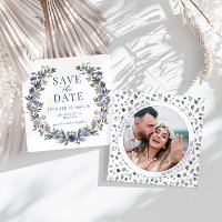 Lila Blume Save the Date Foto