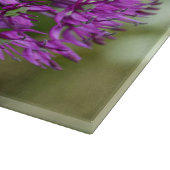 Lila Blume Schneidebrett (Ecke)
