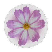 Lila Blume Schneidebrett (Vorderseite)