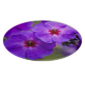 Lila Blume Schneidebrett (Ecke)