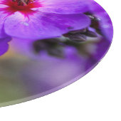 Lila Blume Schneidebrett (Ecke)