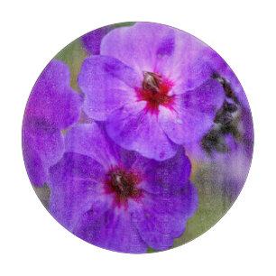 Lila Blume Schneidebrett