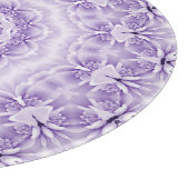 Lila Blume Schneidebrett (Ecke)