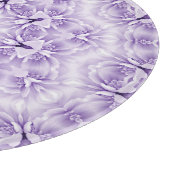 Lila Blume Schneidebrett (Ecke)