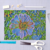 Lila Blume Seidenpapier (Handwerk)