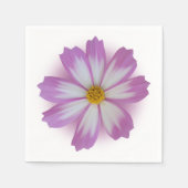 Lila Blume Serviette (Vorderseite)