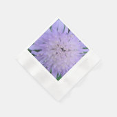 Lila Blume Serviette (Ecke)