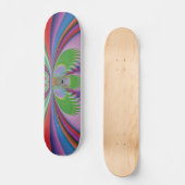 Lila Blume Skateboard (Vorderseite)