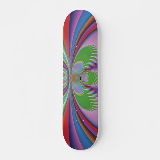 Lila Blume Skateboard (Vorne)