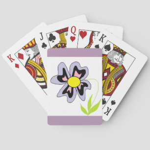 LILA BLUME SPIELKARTEN