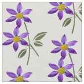 Lila Blume Stoff (Nahaufnahme)