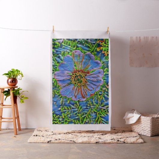 Lila Blume Stoff (Beispiel)