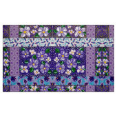 Lila Blume Stoff (Fat Quarter (45,7 x 55,9 cm))
