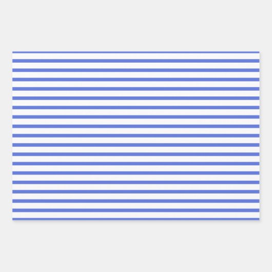 Lila Blume Streifen und fest Geschenkpapier Set (Vorderseite 3)