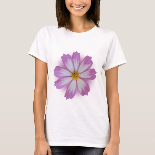 Lila Blume T-Shirt (Vorderseite)