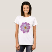 Lila Blume T-Shirt (Vorne ganz)