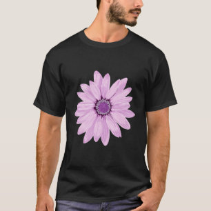 Lila Blume T-Shirt