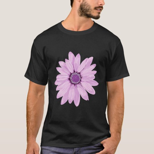 Lila Blume T-Shirt (Vorderseite)