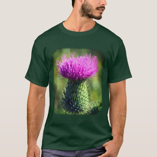 Lila Blume T-Shirt (Vorderseite)
