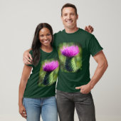Lila Blume T-Shirt (Unisex)