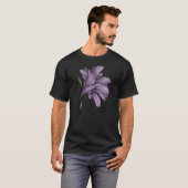 Lila Blume T-Shirt (Vorne ganz)