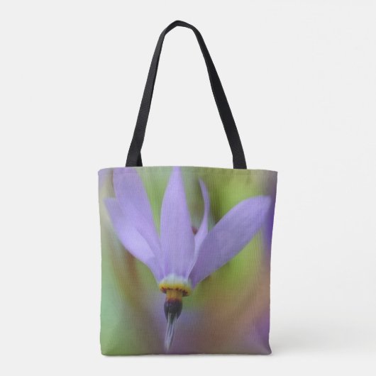 Lila Blume Tasche (Rückseite)