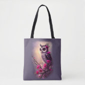 Lila Blume Tasche (Vorderseite)