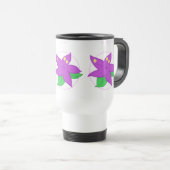 Lila Blume TASSE (VorderseiteRechts)