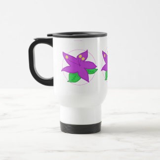 Lila Blume TASSE