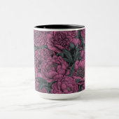 Lila Blume Tasse (Zentrum)