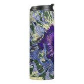 Lila Blume Thermosbecher (Nach links gedreht)