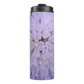 Lila Blume Thermosbecher (Vorderseite)