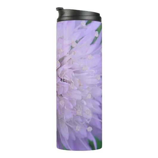 Lila Blume Thermosbecher (Nach rechts gedreht)