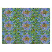 Lila Blume Tischdecke (Vorderseite (Horizontal))