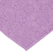 Lila Blume Tischdecke (Schrägansicht)