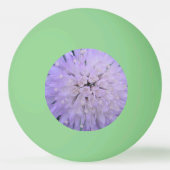 Lila Blume Tischtennisball (Rückseite)