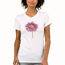 Lila Blume Top Fine Jersey Short Sleeve T - Shirt