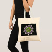 Lila Blume Tragetasche (Vorderseite (Produkt))