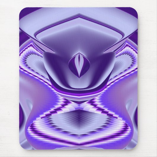 Lila Blume Traum , Abstrakte Fantasie Rainbow Art Mousepad (Vorne)