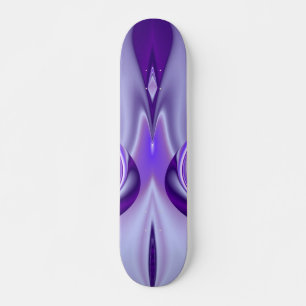 Lila Blume Traum , Abstrakte Fantasie Rainbow Art Skateboard