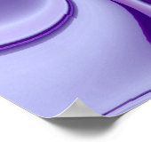 Lila Blume Traum Poster (Ecke)
