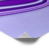 Lila Blume Traum Poster (Ecke)