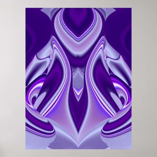 Lila Blume Traum Poster (Vorne)