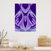 Lila Blume Traum Poster (Küche)