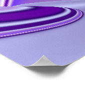 Lila Blume Traum Poster (Ecke)