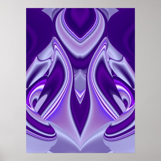 Lila Blume Traum Poster (Vorne)