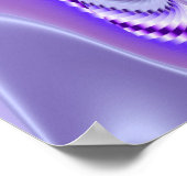 Lila Blume Traum Poster (Ecke)