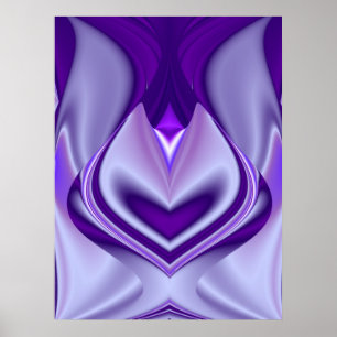Lila Blume Traum Poster