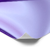 Lila Blume Traum Poster (Ecke)
