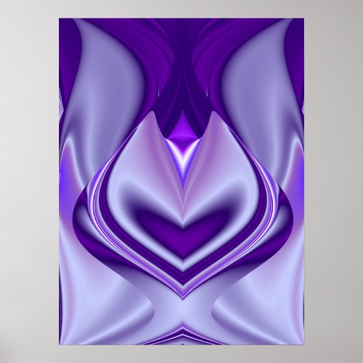 Lila Blume Traum Poster (Vorne)